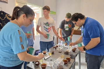 Foto - Encerramento do Curso de Classificação e Degustação de Cafés