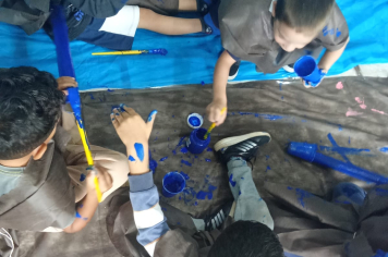 Foto - Atividade lúdica estimula aprendizado e imaginação das crianças do Maternal