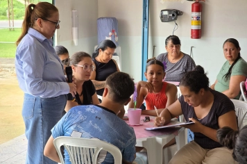 Foto - Dia da Mulher no CRAS Homenagem e Convivência