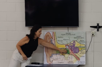 Foto relacionada - Palestra sobre Saúde Auditiva é realizada na Escola Antônio Ferreira