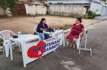 Foto - Hiperdia nos Bairros Santa Clara e São Gonçalo