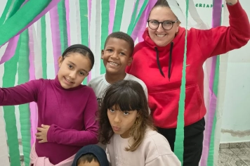 Foto relacionada - CRAS encerra o ano com tarde de alegria para as crianças de Albertina