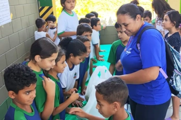 Foto - Horta dos Alunos da Escola Antonio Ferreira 