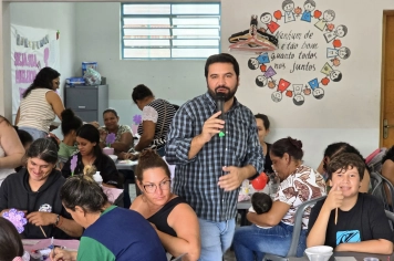 Foto - Dia da Mulher no CRAS Homenagem e Convivência