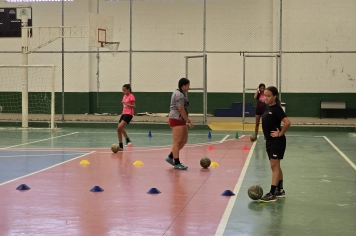 Foto - Treino de Futsal Feminino