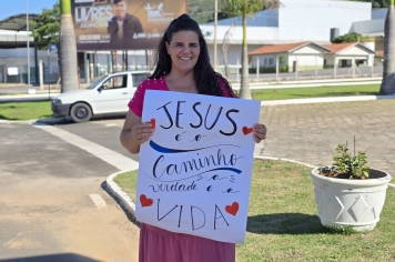 Foto - Evangelização em Albertina (8º Semana Evangélica)