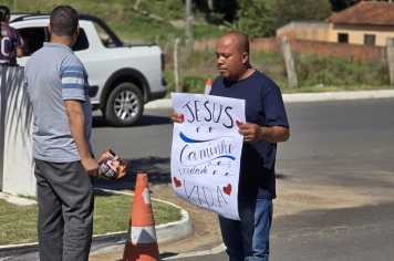 Foto - Evangelização em Albertina (8º Semana Evangélica)