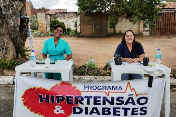 Foto - Hiperdia nos Bairros Santa Clara e São Gonçalo