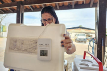Foto - Vacinação nos trabalhadores do Setor de Obras 