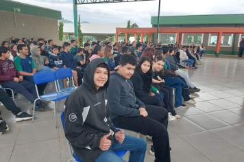 Foto relacionada - Bullying não é brincadeira: palestra emociona alunos e promove reflexão na Escola Municipal Antonio Ferreira