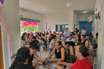 Foto - Dia da Mulher no CRAS Homenagem e Convivência