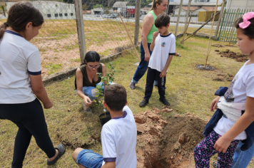 Foto - Plantio de Árvores  (Dia da Árvore | Escola Antonio Ferreira)
