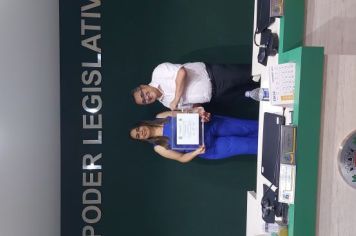 Foto - Time de Futsal Feminino de Albertina Recebe Honraria na Câmara Municipal