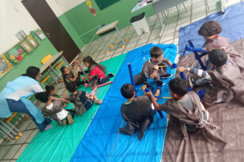 Foto - Atividade lúdica estimula aprendizado e imaginação das crianças do Maternal