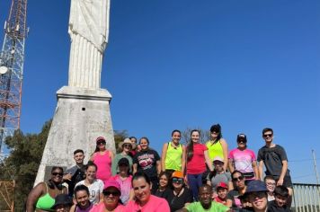 Foto - Caminhada do Grupo Amor à Vida - Mirante do Cristo de Albertina