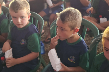 Foto - Crianças da Pré-Escola vivem dia mágico no circo em Jacutinga