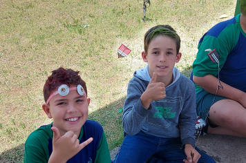 Foto relacionada - Semana da Criança começa com o divertido Dia do Cabelo Maluco na Escola Municipal Antonio Ferreira