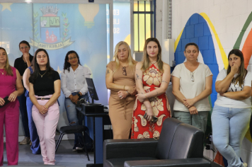 Foto - Inauguração do espaço revitalizado do Centro Educacional “Professora Marilene Botelho Opúsculo”