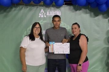 Foto - Cerimônia de premiação do Projeto +IDEB