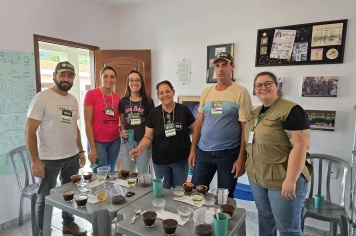 Foto - Encerramento do Curso de Classificação e Degustação de Cafés