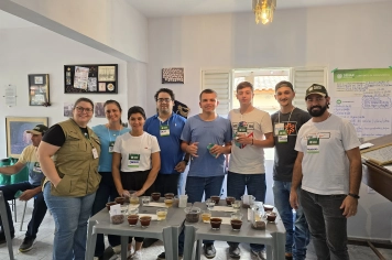 Foto - Encerramento do Curso de Classificação e Degustação de Cafés