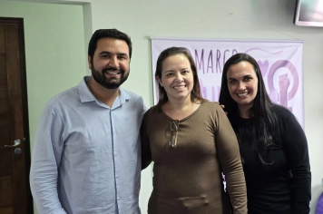 Foto - Março Lilás Palestra de Prevenção e Cuidado com a Mulher