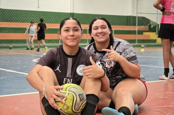 Foto - Treino de Futsal Feminino