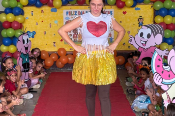 Foto - Fantasia, dança e muita diversão na Semana das Crianças (Pré-Escola Luzia Sanches Diniz)