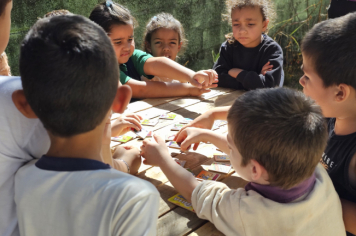 Foto - Jardim Sensorial da Pré-Escola Municipal Luzia Sanches Diniz