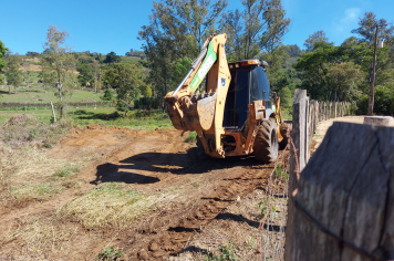 Foto - Instalação de Fossas Biodigestoras na Zona Rural de Albertina