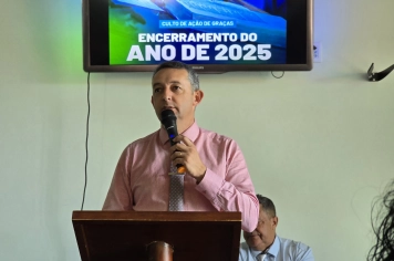 Foto - Culto em Ação de Graças de Encerramento do ano de 2025