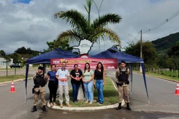 Foto - Blitz Educativa em Albertina mobiliza a comunidade contra Arboviroses