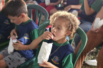 Foto - Crianças da Pré-Escola vivem dia mágico no circo em Jacutinga