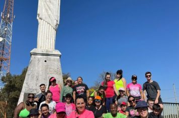 Foto - Caminhada do Grupo Amor à Vida - Mirante do Cristo de Albertina