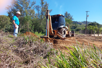 Foto - Instalação de Fossas Biodigestoras na Zona Rural de Albertina