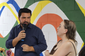 Foto - Inauguração do espaço revitalizado do Centro Educacional “Professora Marilene Botelho Opúsculo”
