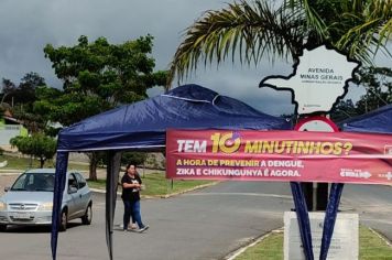 Foto - Blitz Educativa em Albertina mobiliza a comunidade contra Arboviroses