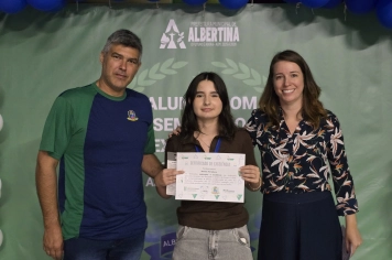 Foto - Cerimônia de premiação do Projeto +IDEB