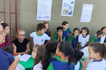 Foto - Horta dos Alunos da Escola Antonio Ferreira 