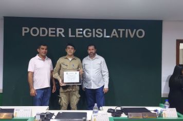 Foto - Time de Futsal Feminino de Albertina Recebe Honraria na Câmara Municipal