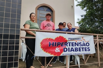 Foto - Hiperdia nos Bairros Santa Clara e São Gonçalo
