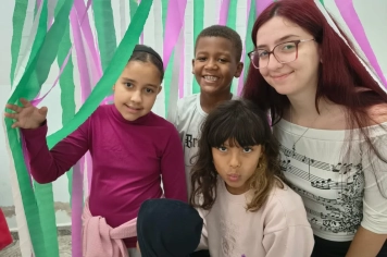 Foto relacionada - CRAS encerra o ano com tarde de alegria para as crianças de Albertina