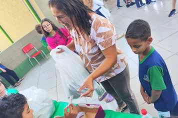 Foto - Horta dos Alunos da Escola Antonio Ferreira 