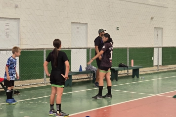 Foto - Treino de Futsal Feminino