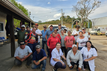 Foto - Vacinação nos trabalhadores do Setor de Obras 