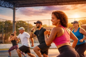 Vida em Movimento: quando o corpo pede ação, a cidade responde com treino gratuito no Poliesportivo