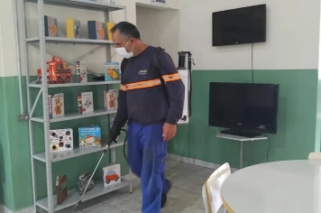 Dedetização nas escolas e na creche reforça cuidado com a saúde no recesso de Carnaval