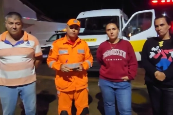 Força-tarefa atua após tromba d’água e mantém Albertina com situação sob controle