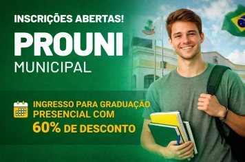 ProUni Municipal abre inscrições e garante 60% de desconto para graduação presencial