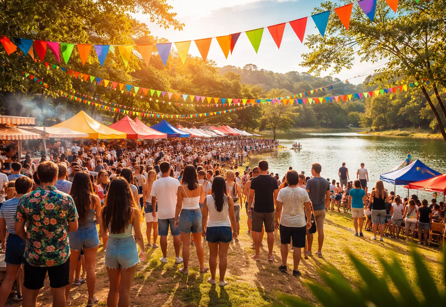 Esquenta de Carnaval no Lago chega neste domingo com música ao vivo, feira gastronômica e transmissão da final da Supercopa